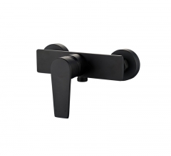 Wall Mount Faucet Black Matte Single handle